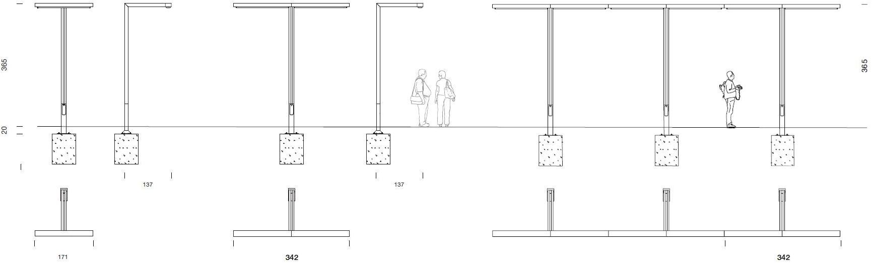URBIDERMIS Светодиодный уличный фонарь из оцинкованной стали Vía láctea sun-id-1383143 - Вид №6