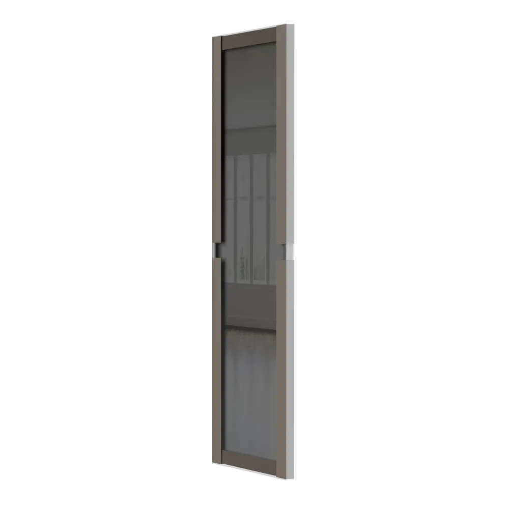 Дверь-купе KONSENSA 225.5x60.4 см с зеркалом профиль матовое серебро 89443969 STLM-2152861  - Вид №4