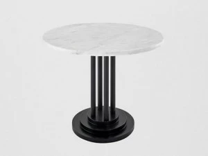 Adico Низкий круглый мраморный журнальный столик на контракт 282