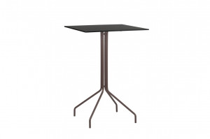 107257 Высокий стол со столешницей Compact 70 x 70 см Point Weave