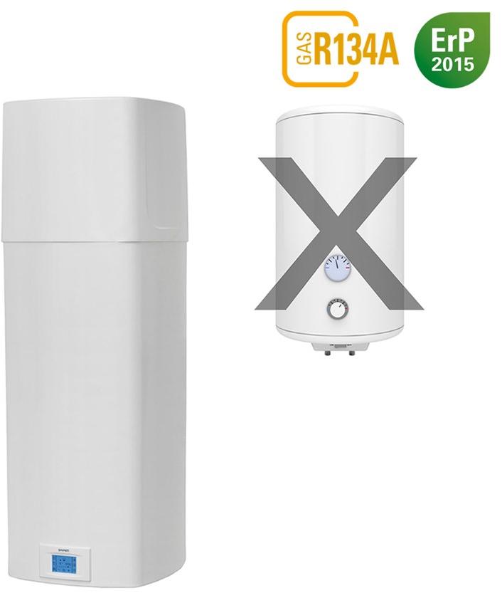 EMMETI Тепловой насос с воздушно-водяной подвеской для горячего водоснабжения Scaldacqua a pompa di calore, accumuli inerziali sun-id-1511453 - Вид №1