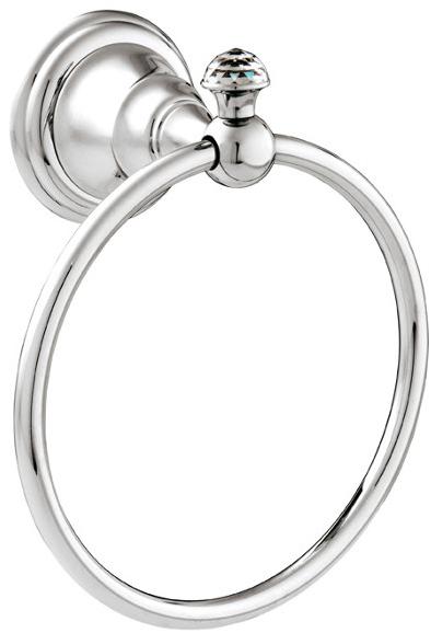 Bronces Mestre Кольцо для полотенца из латуни с кристаллами swarovski® Atlantica sun-id-1376702 - Вид №1