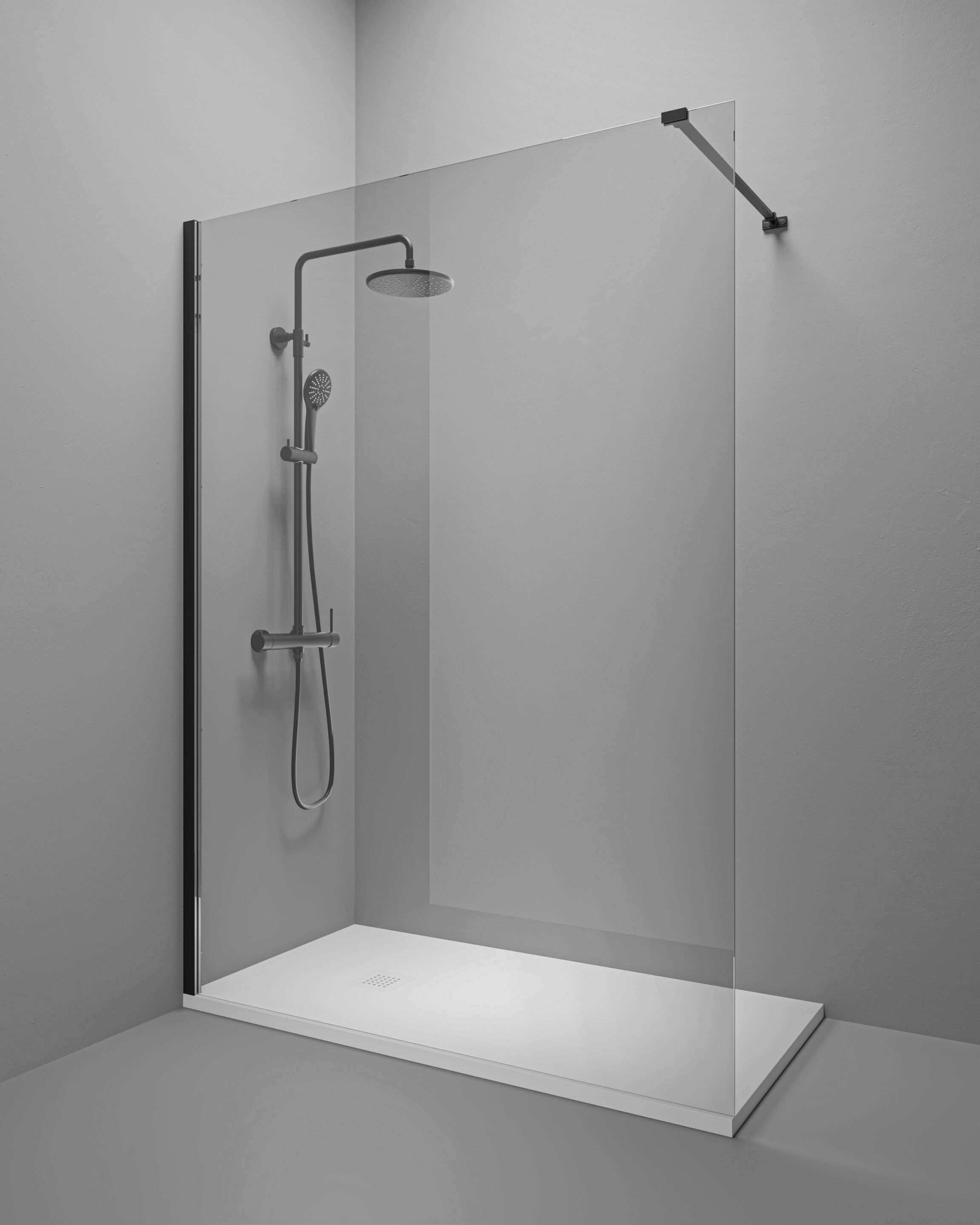 Алюминиевый и стеклянный душ TAMANACO WALK-IN ARCH-00036406 - Вид №3