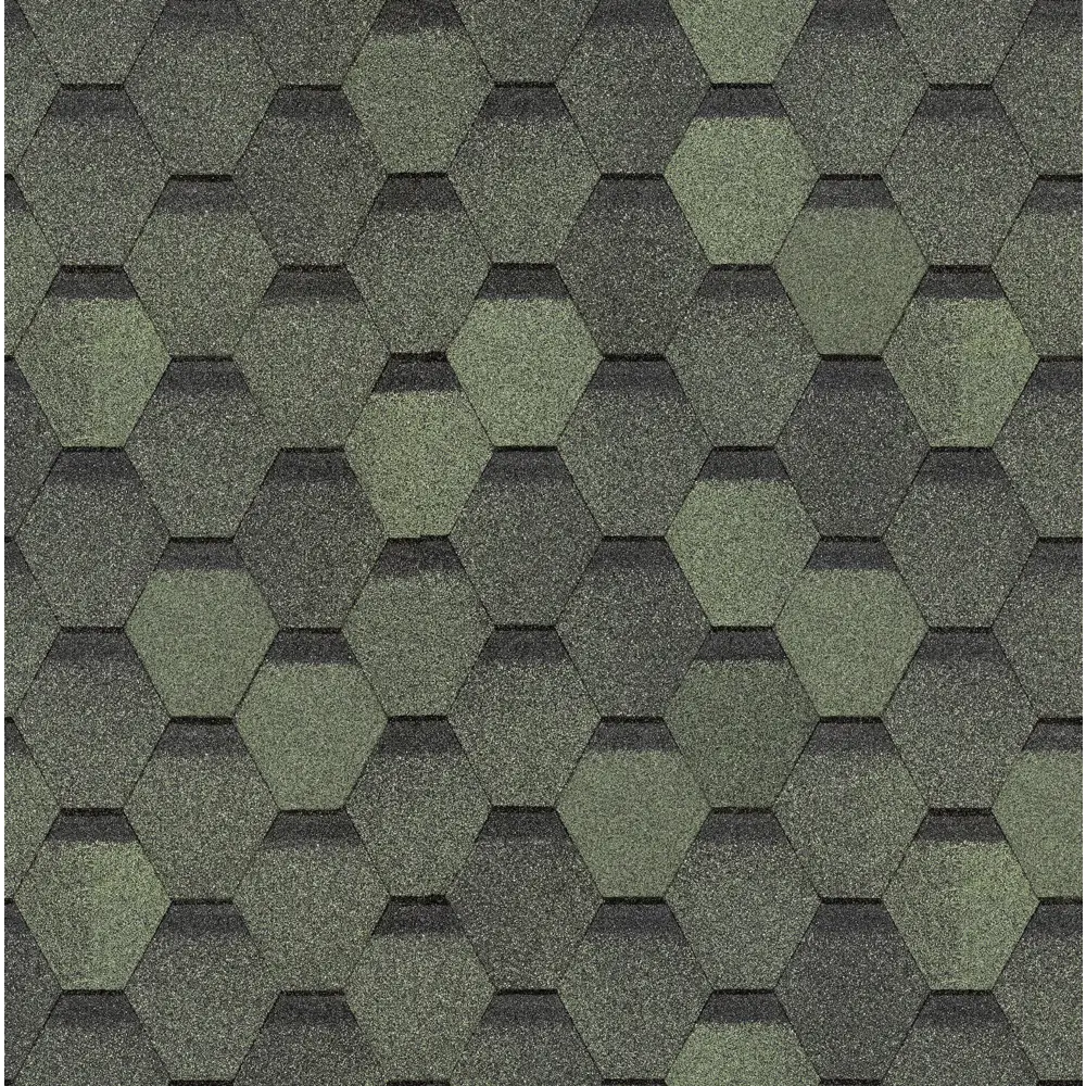 89350917 Гибкая черепица Docke Rustic зеленый 3 м² STLM-1016401