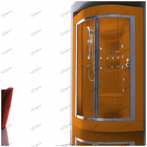 Душевая кабина Gruppo treesse Acquazzurra 100 STI-B7516S-O белая с гидромассажем угловая левая STIB7516SO