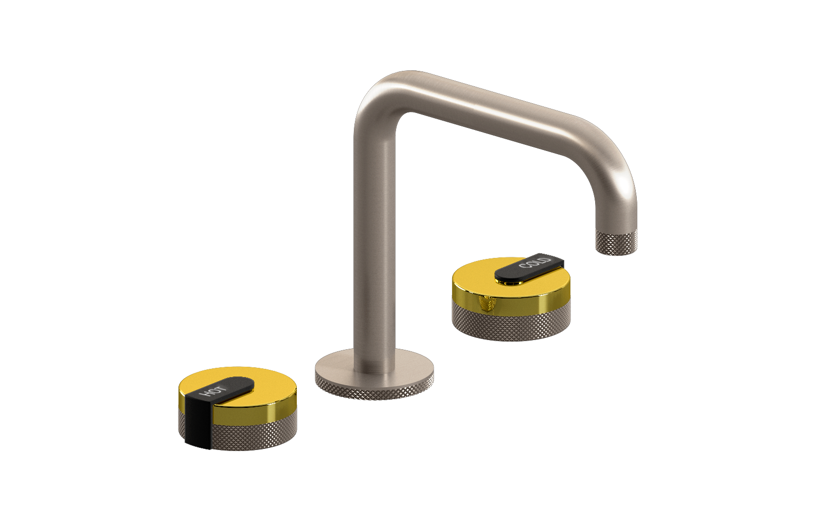 E-11511-R1PB-L1MBK-SN Смеситель для умывальника на 3 отвертия GRAFF MOD+