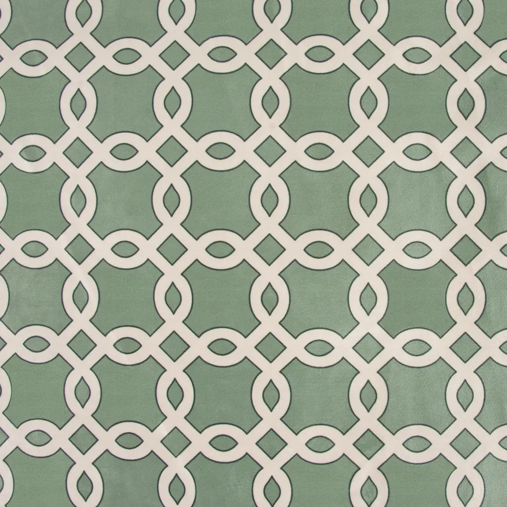 Ткань 1 п/м, велюр, 280 см, цвет зелёный GARDEN STLM-2144880