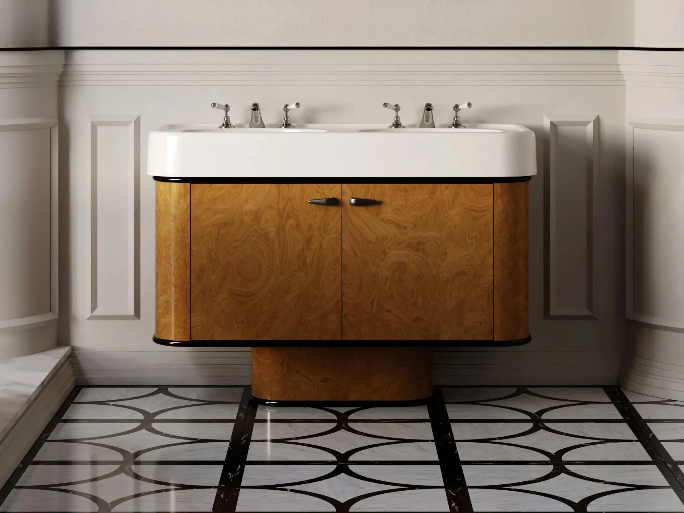 Напольный умывальник Devon&Devon LIBERTY CERAMIC ARCH-00024289 - Вид №4