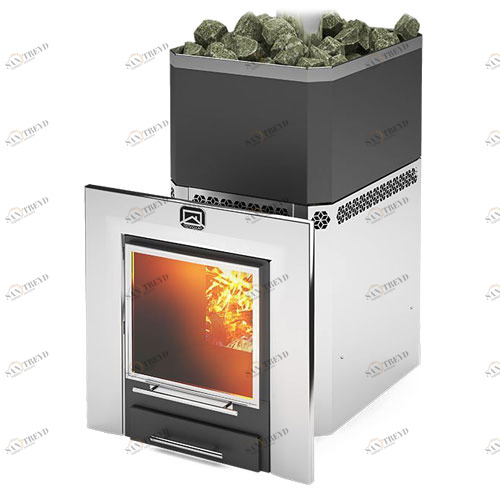 Печь для бани Теплодар Русь Панорама 27 ЛНЗП (профи) 3781