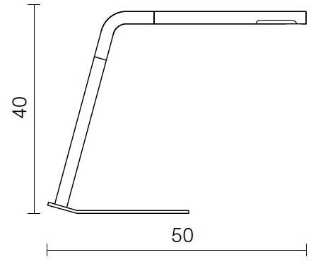 Martinelli Luce Регулируемая светодиодная настольная лампа из алюминия Colibrì 811/t/h/ne Colibri - Вид №9