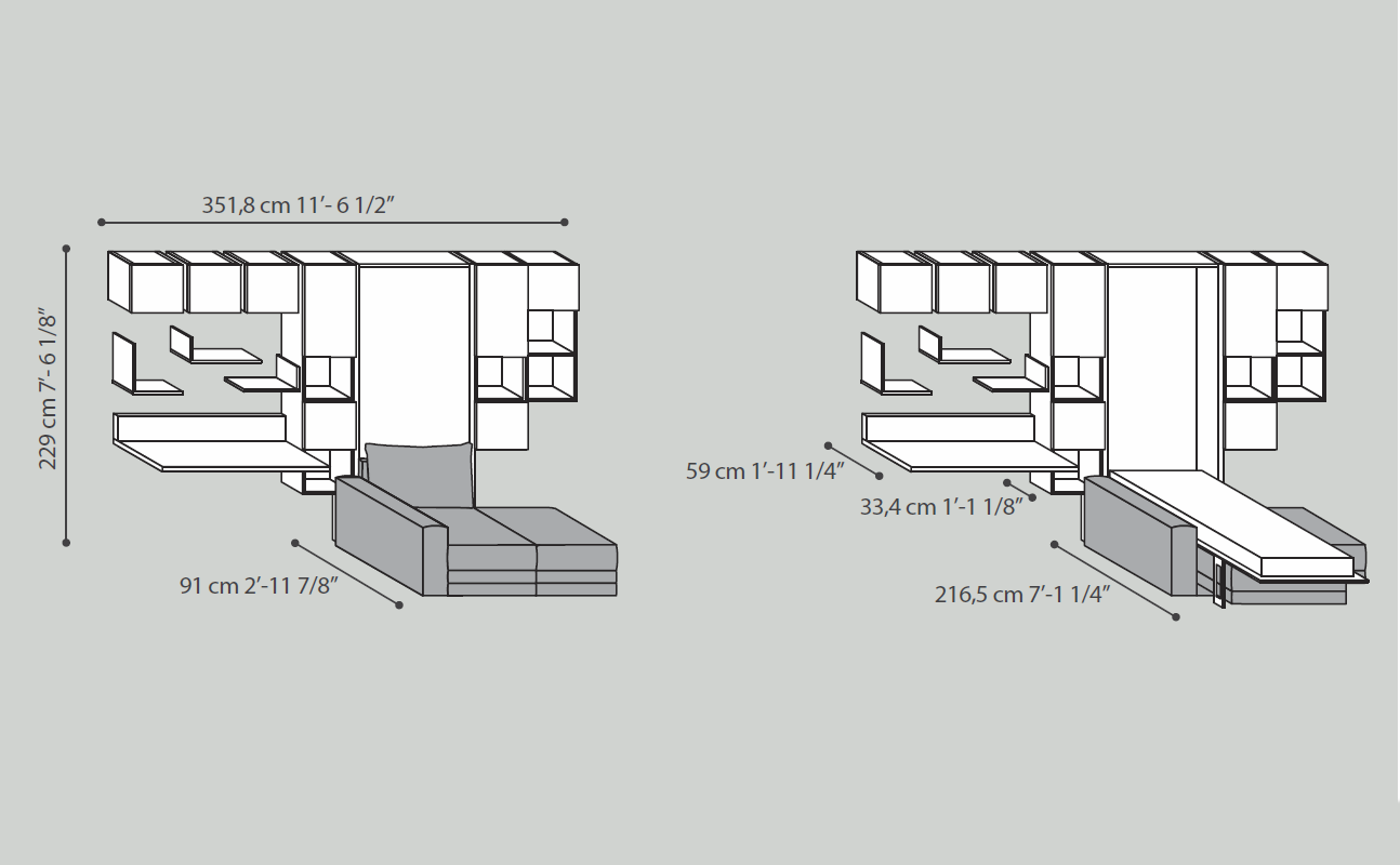 Композиция из модулей  TUMIDEI 269  - Вид №2