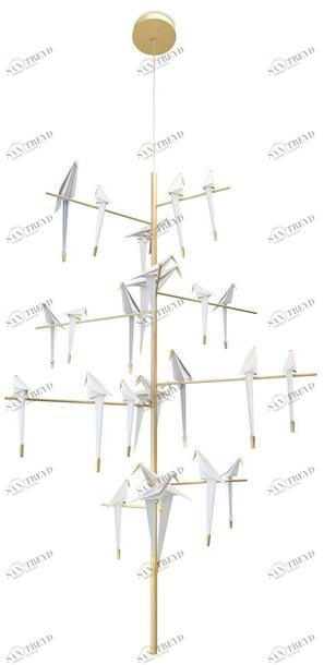 moooi Светодиодный подвесной светильник из металла с диммером Perch light sun-id-1414623