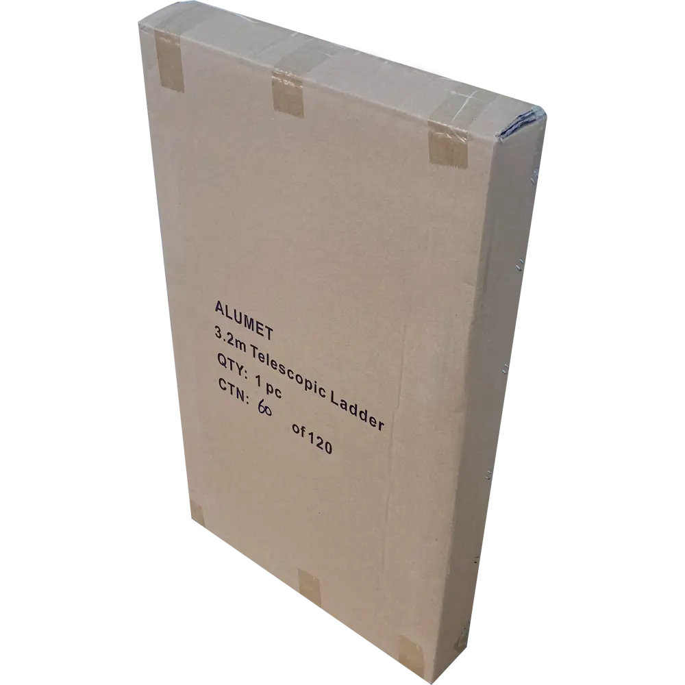 Лестница телескопическая 1-секционная Alumet до 3.2 м 11 ступеней 84409686 STLM-2169229 АЛЮМЕТ  - Вид №3