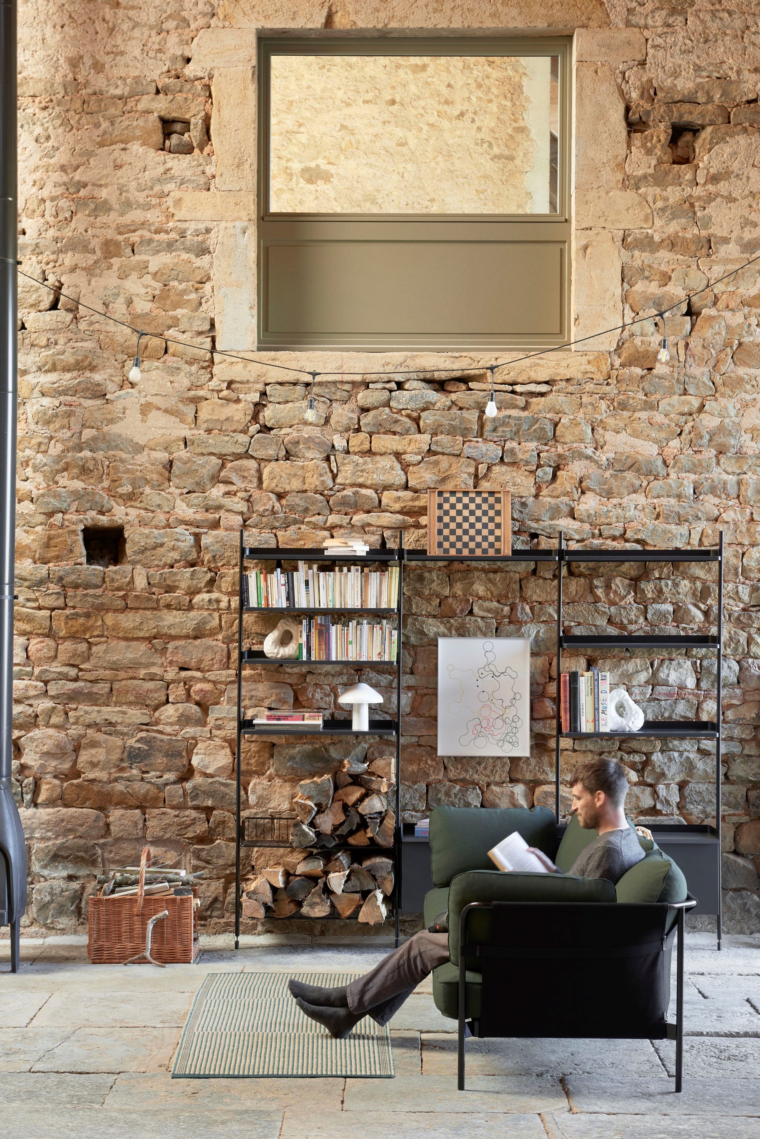 Анодированный алюминиевый секционный книжный шкаф Hay Pier System ARCH-00118408 - Вид №1