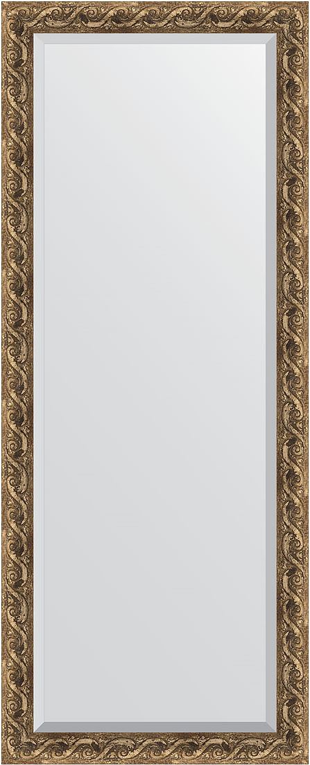 BY 6111 Зеркало напольное с фацетом в багетной раме - фреска 84 mm EVOFORM Exclusive floor