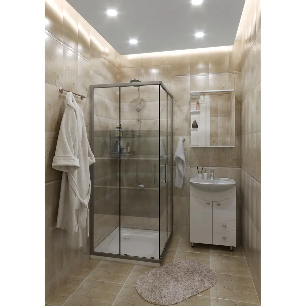 Плитка настенная Нефрит-Керамика Рапсодия 25х40 см 1.5 м2 цвет бежевый STLM-2123652 - Вид №3