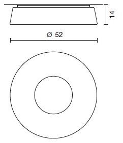 Martinelli Luce Светодиодный потолочный светильник из полиэтилена Circular pol 2878 - Вид №4