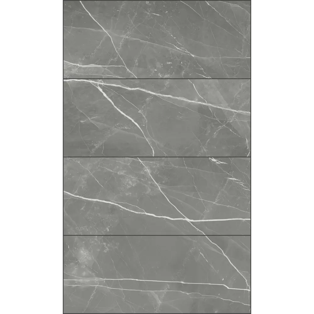 Настенная плитка Gracia Ceramica Pulpus 25x60 см 1.2 м² глянцевая цвет серый STLM-2163330 - Вид №2