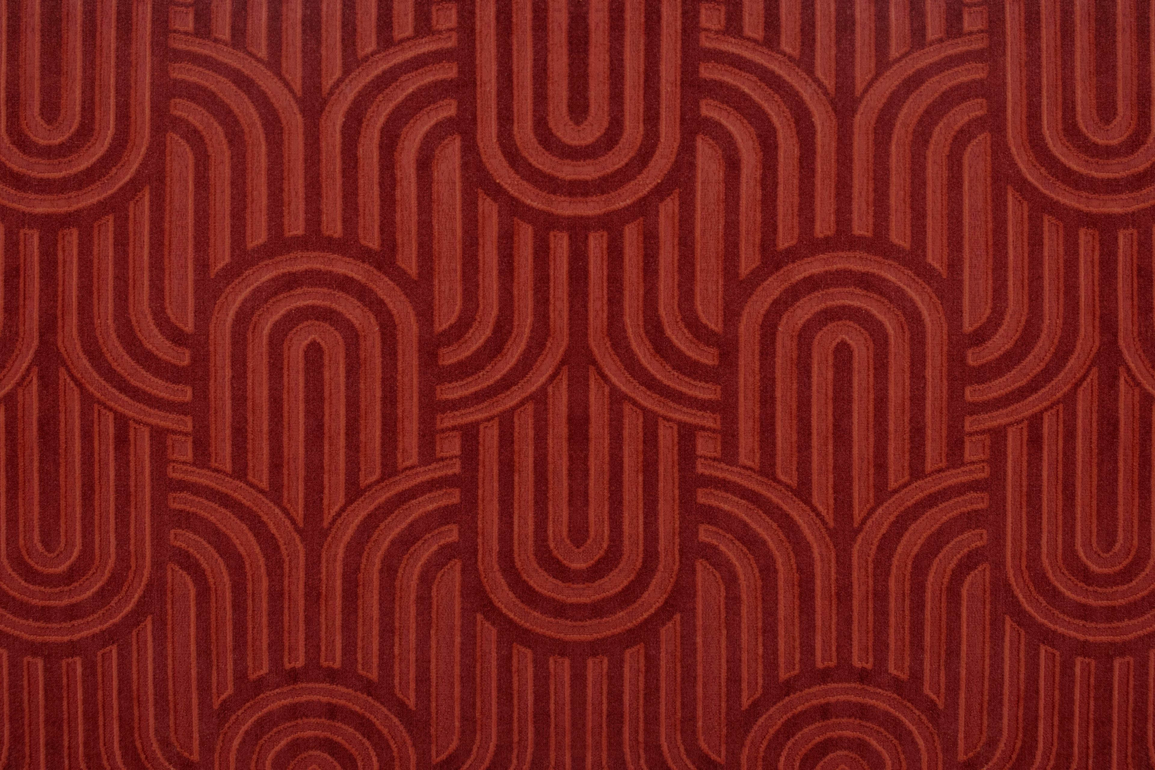 Жаккардовая ткань с графическим рисунком Aldeco Veva ARCH-00053655 - Вид №4