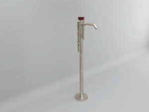 Смеситель для ванны из хромированной латуни