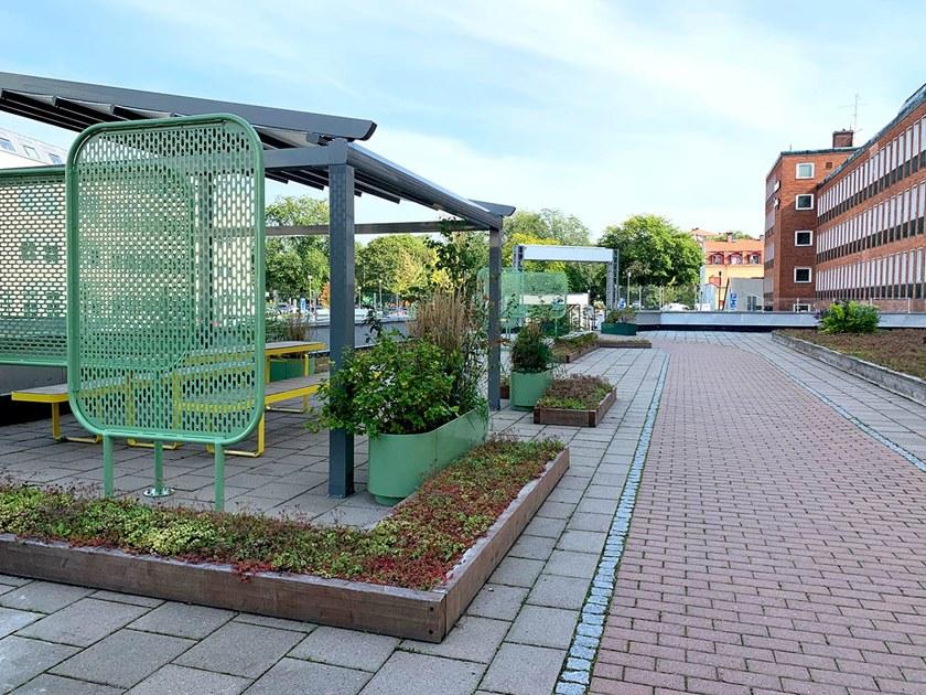 VESTRE Самонесущая вертикальная зеленая решетка из стали с порошковым покрытием Pop sun-id-1508088 - Вид №4