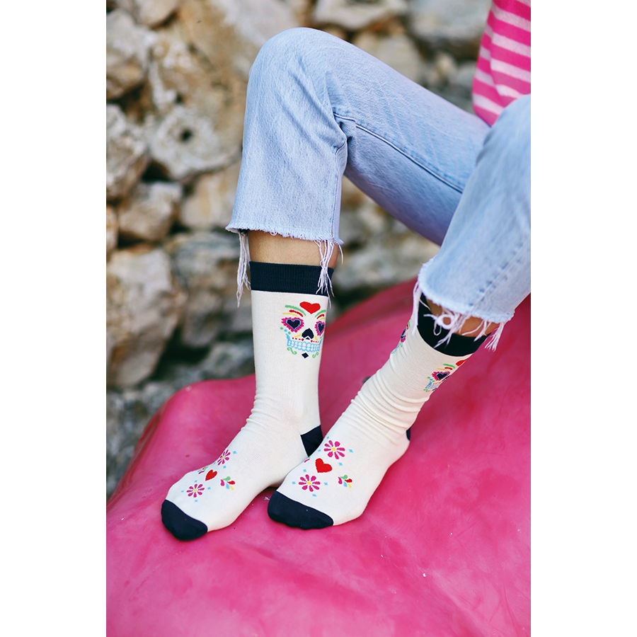 DYSOCKSCAW Носки , calaca, белые Doiy  - Вид №1