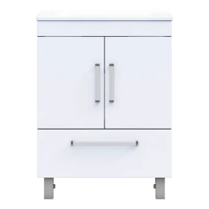 Тумба под раковину Vigo Eggo Квадро 60х46.2х80 см ламинированная ДСП цвет белый