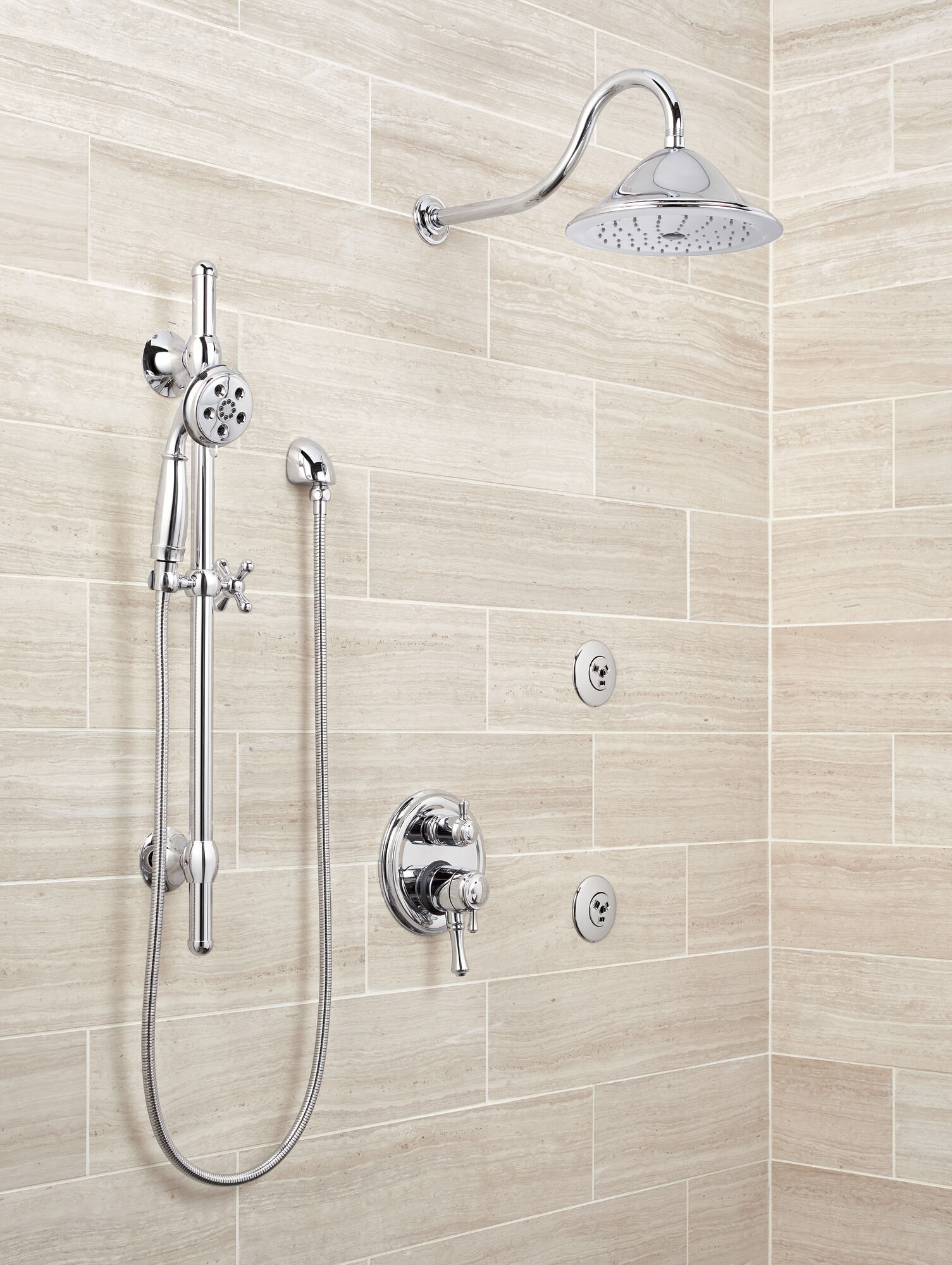 RP72568CZ Душевая лейка Raincan с одинарной настройкой Delta Faucet Universal Showering Шампанское бронза  - Вид №3
