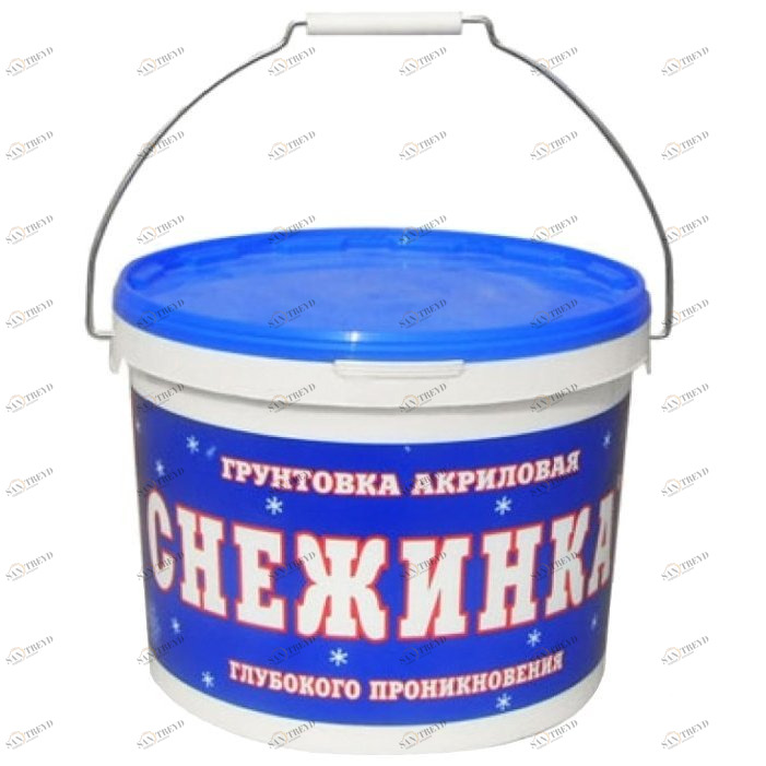 Грунтовка Снежинка акриловая 10л КБС 4543