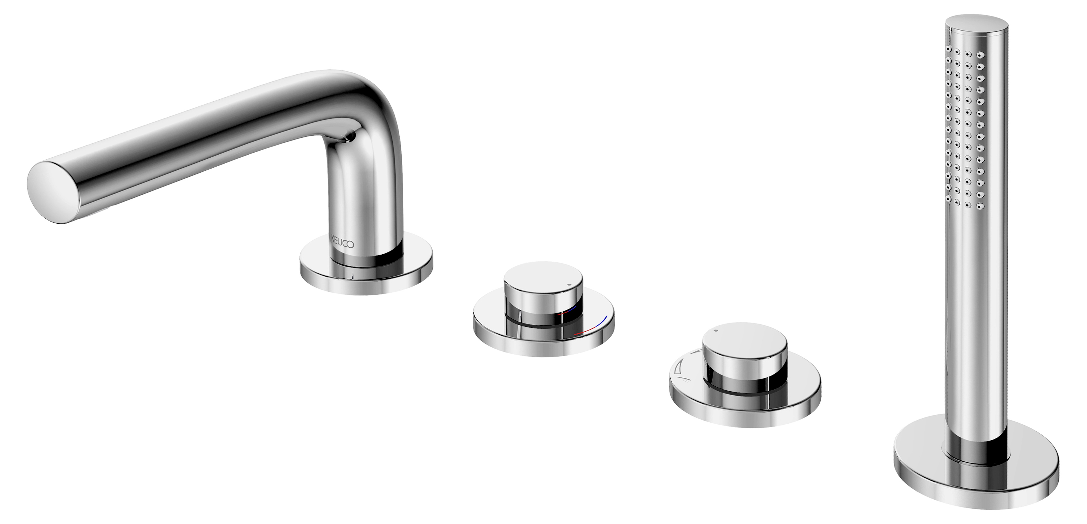 51530050200 Смеситель для ванны KEUCO Edition 400