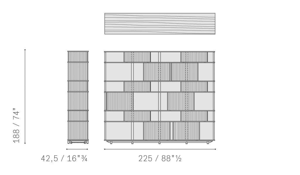 Книжный шкаф из дуба Poltrona Frau коллекция-мебель и аксессуары ARCH-00097975 - Вид №13