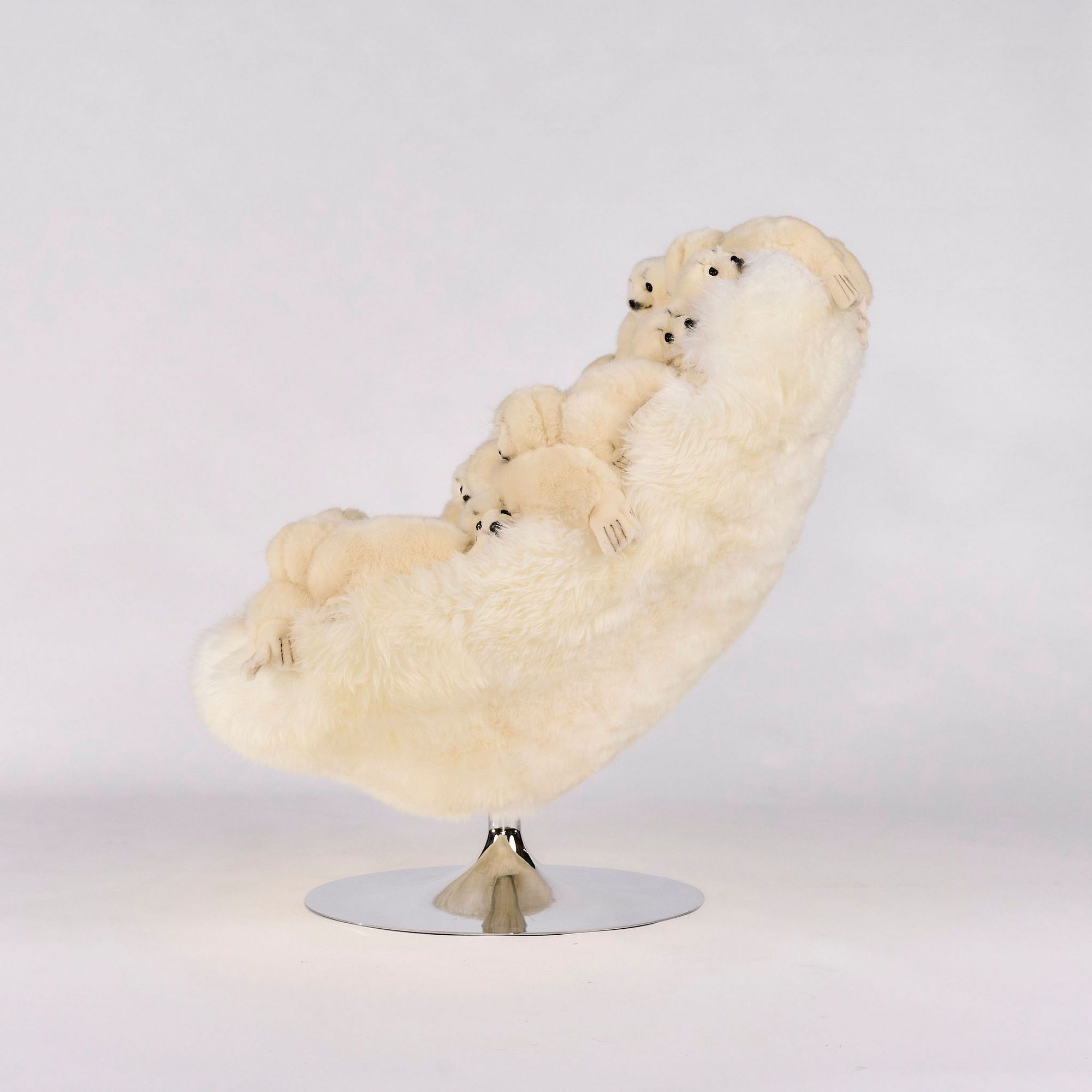 Полиэфирное кресло APCOLLECTION White love ARCH-00136498 - Вид №4