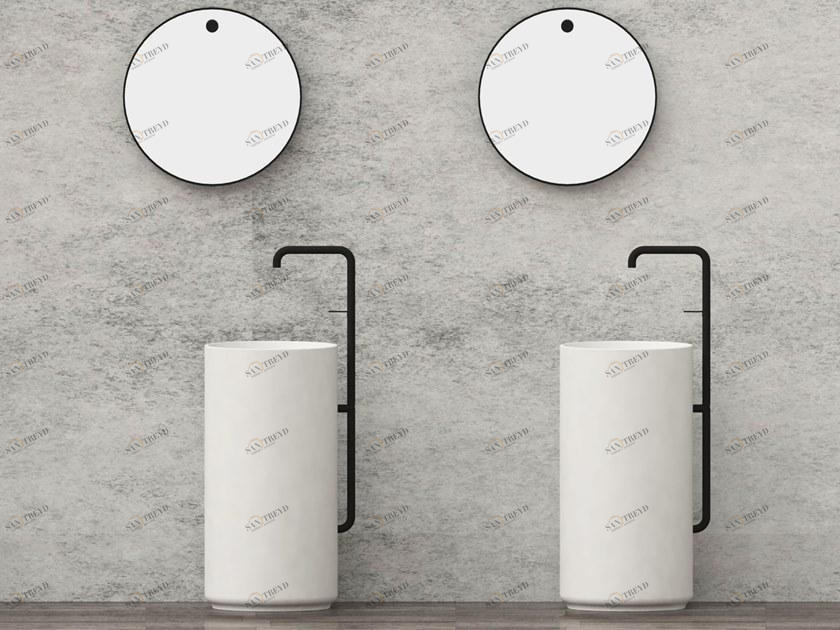 6777-u8-80ma Напольная раковина стоящая овальная JUSTIME Lucky 7