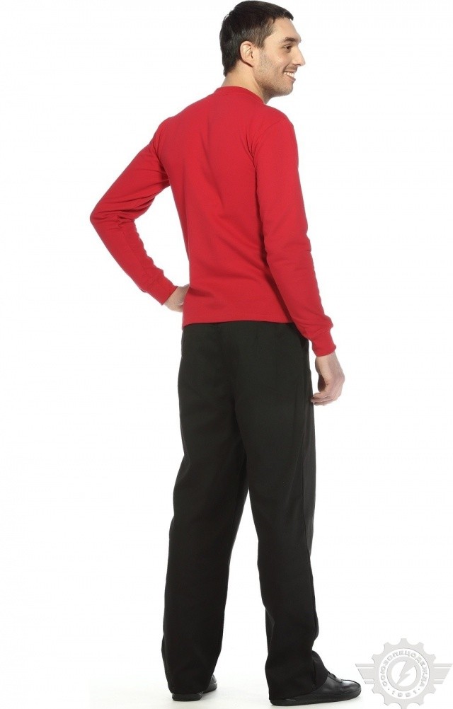 66326 Толстовка красная  Одежда для промоакций  размер 2XL (108) Спецодежда  - Вид №6