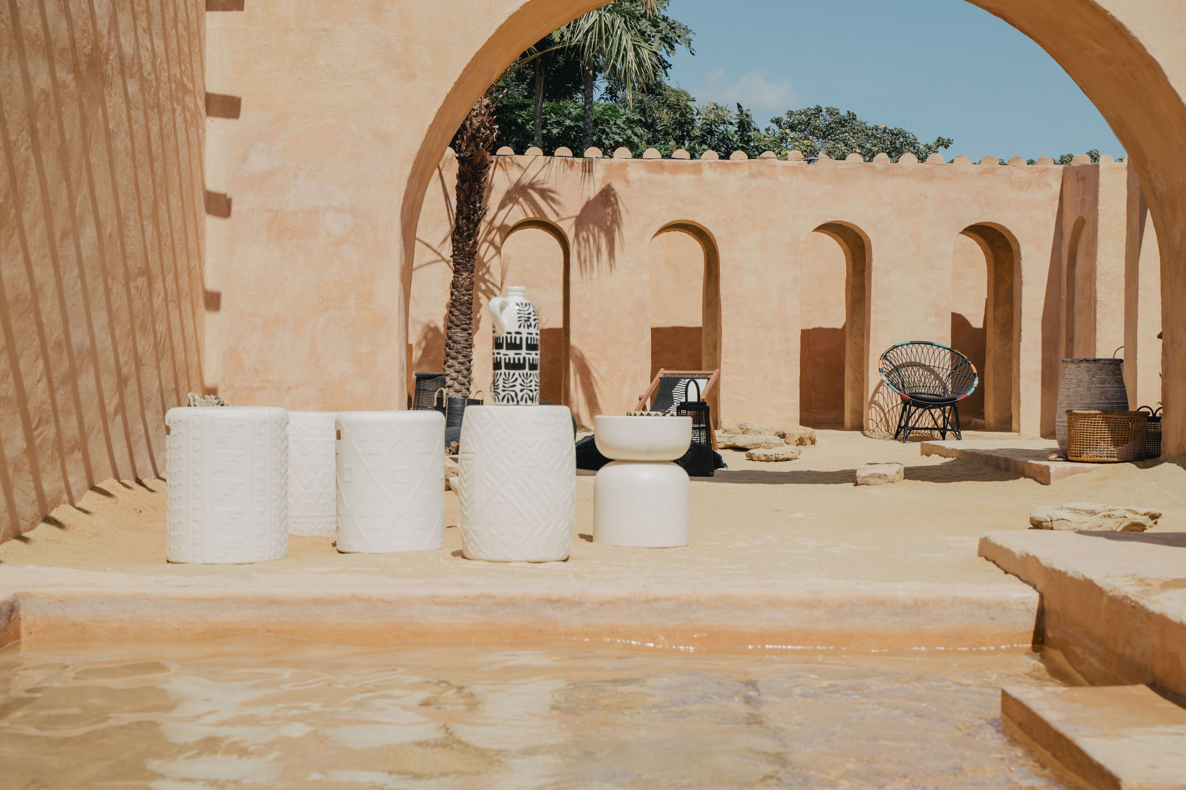 Низкий садовый стул из волокнистого бетона cbdesign Space ARCH-00029971 - Вид №5