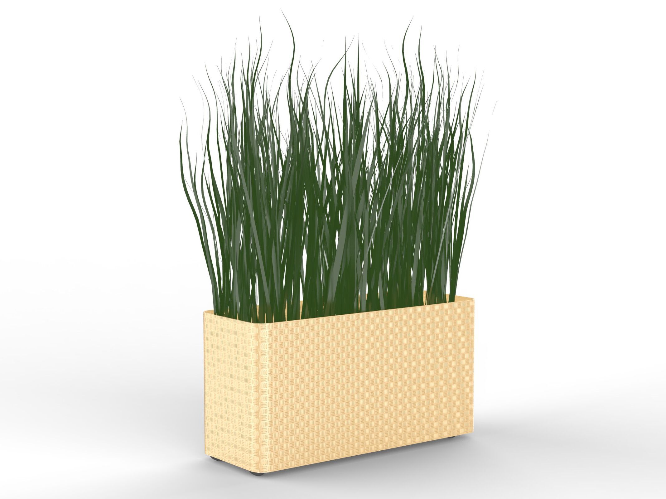 Прямоугольная плантатор из листового металла CITYSì PATTERN ARCH-00023931