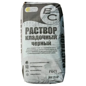 Цветная кладочная смесь ЕС М150 черный 25 кг 85481153 STLM-2008548