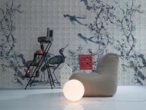 Inkiostro Bianco Панорамные обои с цветочными мотивами Undressing surfaces