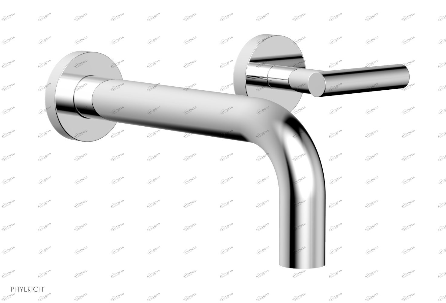 Комплект и ручки TRANSITION Phylrich  120-16-026 Хромированный