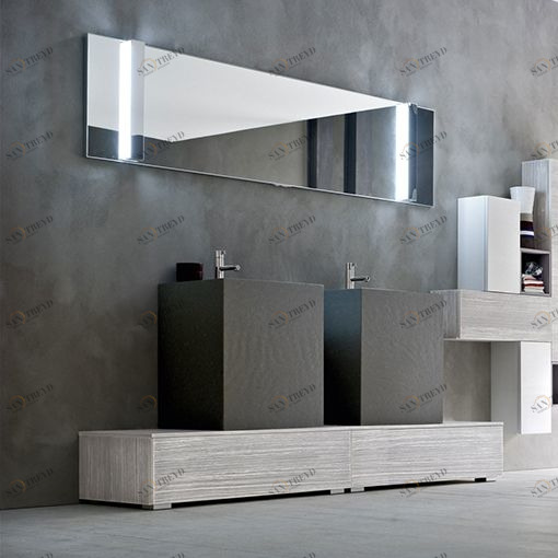 А836 Подвесная раковина настенная овальная Arbi  белая 