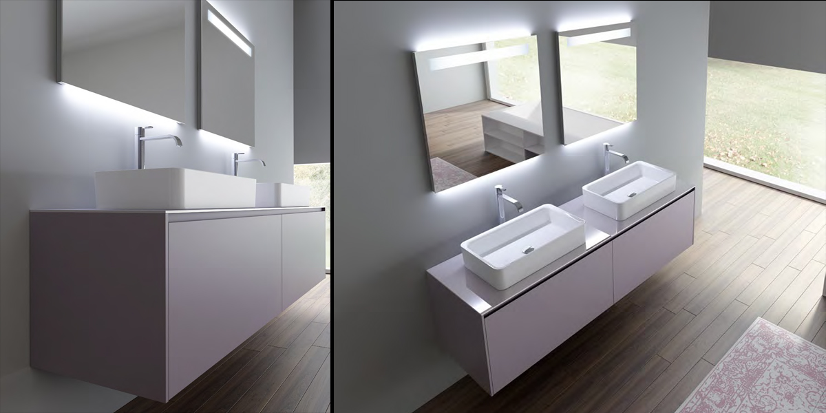 Комплект мебели №37 182,4 см Antonio Lupi PIANA Antoniolupi 37PIANA - Вид №2