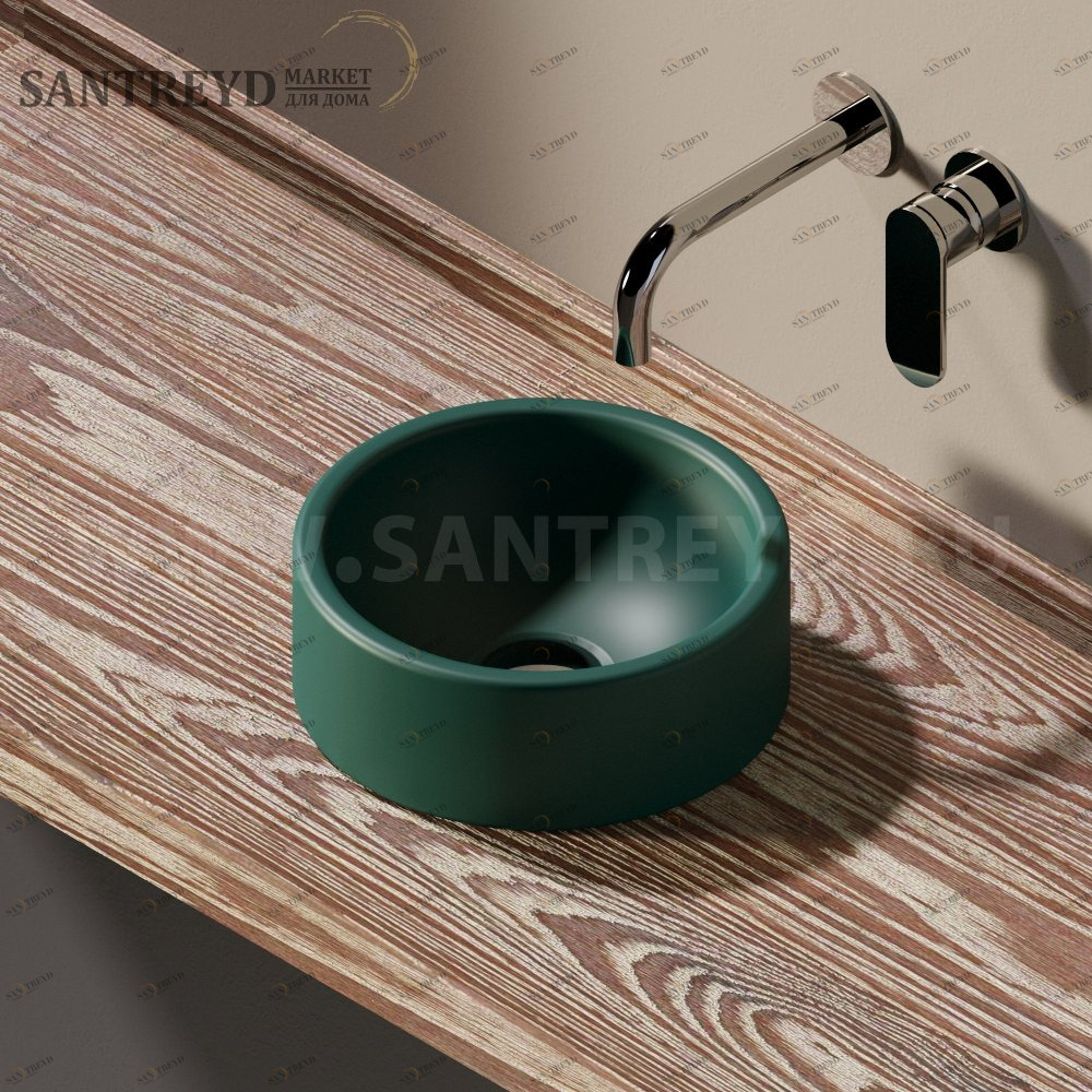 50592225020 Накладная раковина на столешницу  круглая Ceramica Flaminia Twin