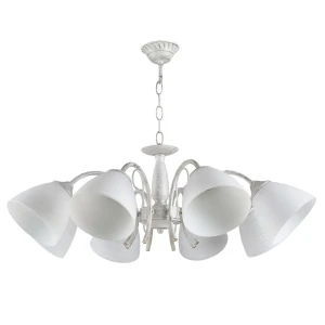 Люстра подвесная «Амфора» КС30067/8P, 8 ламп, 24 м², цвет белый