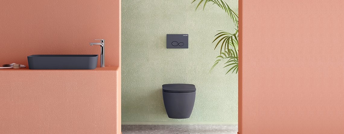 FE320-11AM00E-0000 FREE Унитаз подвесной АНТРАЦИТ Creavit Free - Вид №2