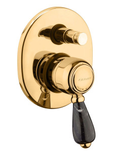 Однорычажный встраиваемый смеситель для душа с переключателем