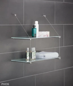 RST260-2 Стеклянная полка с 2 стеклянными полками PHOS