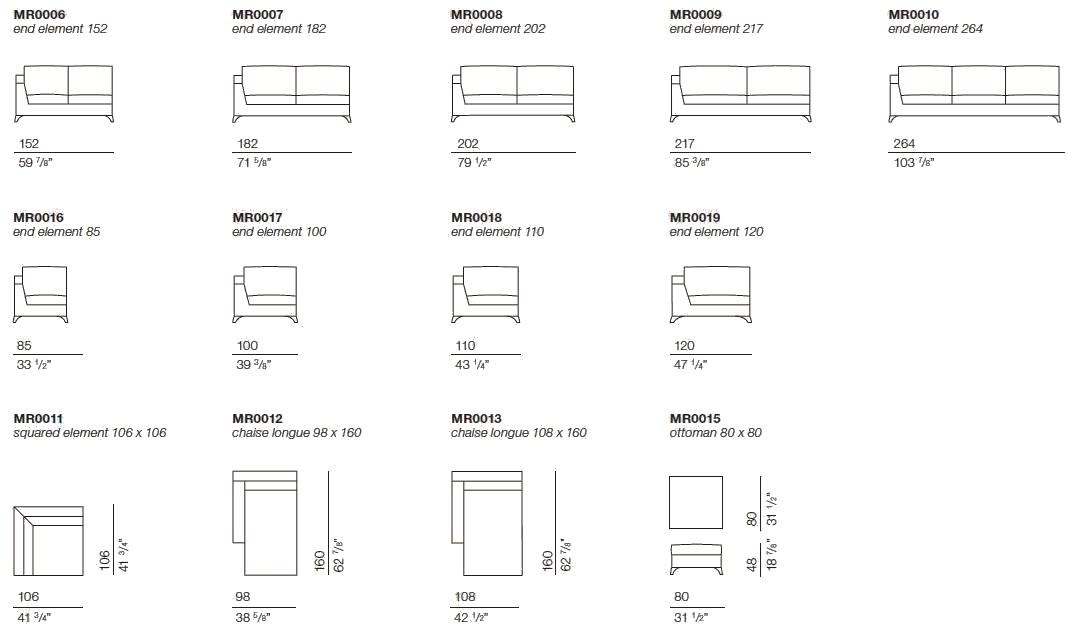 Bodema 3-х местный тканевый диван Mr & mrs floyd sun-id-1400958 - Вид №9