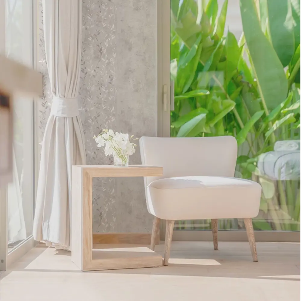 FINEBER Селена: серая ПВХ-панель с цветочным узором 87542895 STLM-0074382 - Вид №4