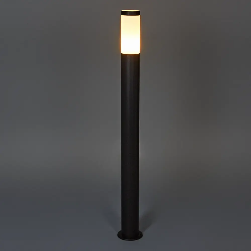 Уличный фонарный столб Kreaforta Bremner 100 см современный черный 89394216 STLM-1568509 - Вид №1