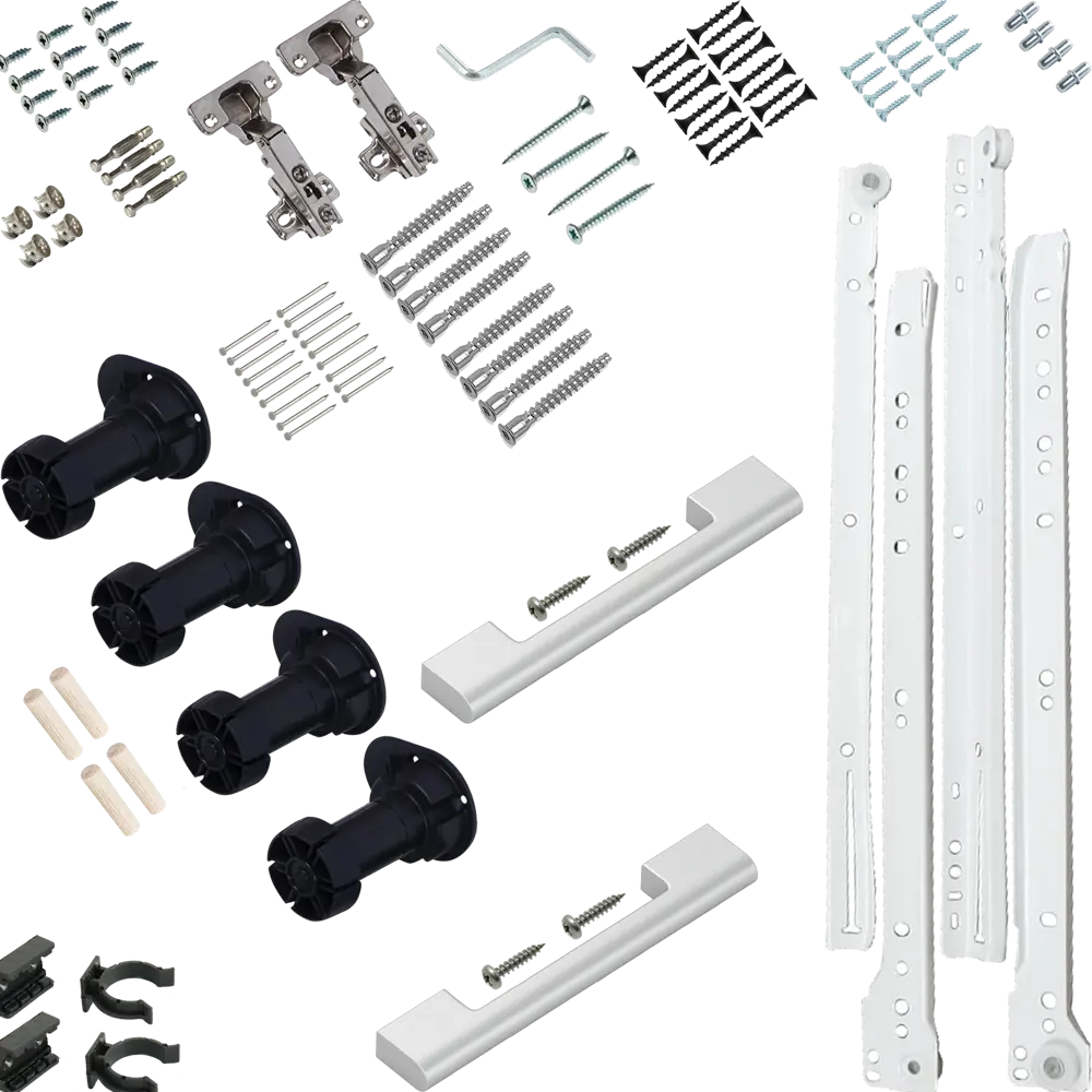 Шкаф напольный Тортора-4 с одним ящиком 40x86x60 см ЛДСП цвет серый Santreyd STLM-2046944 - Вид №10